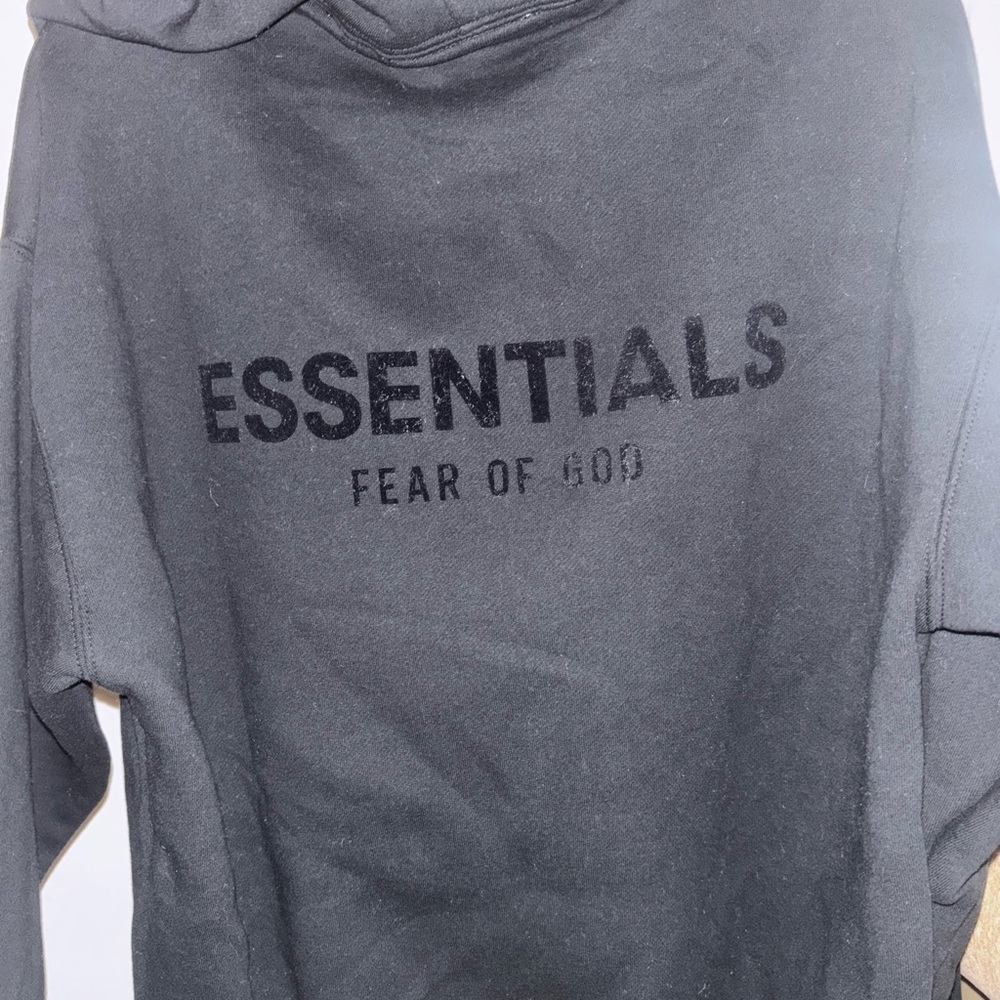 Essentials Black Hoodie